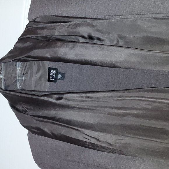 Eileen Fisher Shawl jacket sweater - Picture 2 of 7